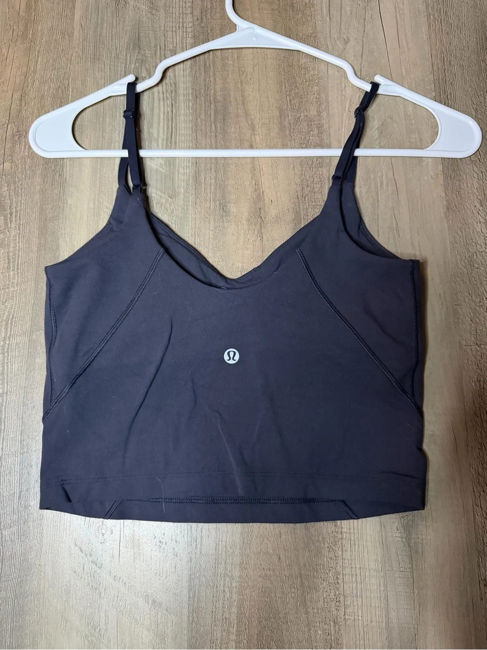 Lululemon Align Cropped Cami Tank A/B Cups Sz 4*Black Night